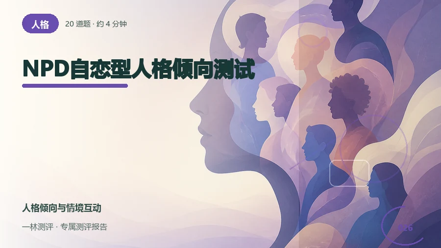 自我评价与关系中的需求自评（20题）封面